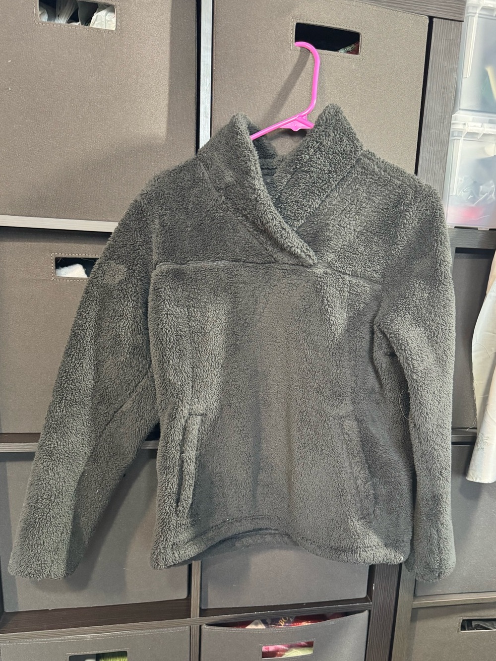 North Face campshire sherpa high pile fleece pullover